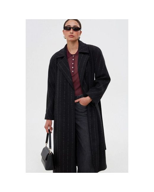 Belted Coats di ESTRO in Black