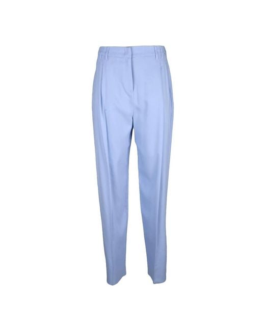 Marella Blue Tapered Trousers