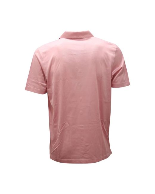 Gran Sasso Pink Short Sleeve Shirts for men