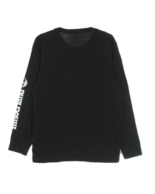 Timberland Black Long Sleeve Tops for men