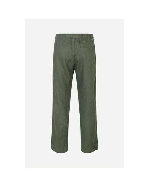 Samsøe & Samsøe Green Straight Trousers for men