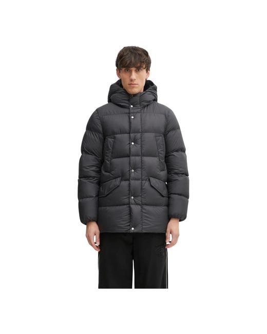 Woolrich Jassen ,Zwart ,Polyester Cloud Davis Down Parka in het Black voor heren
