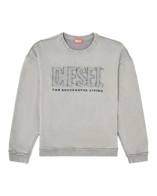 DIESEL Gray Sweatshirts for men