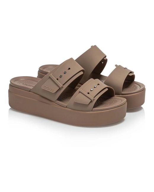 CROCSTM Brown Wedges