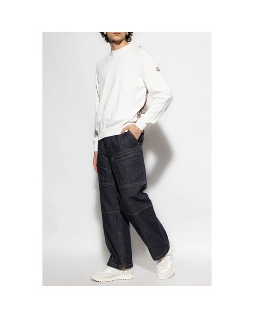 Moncler Jeans ,Blauw ,Katoen Jeans in het Blue voor heren