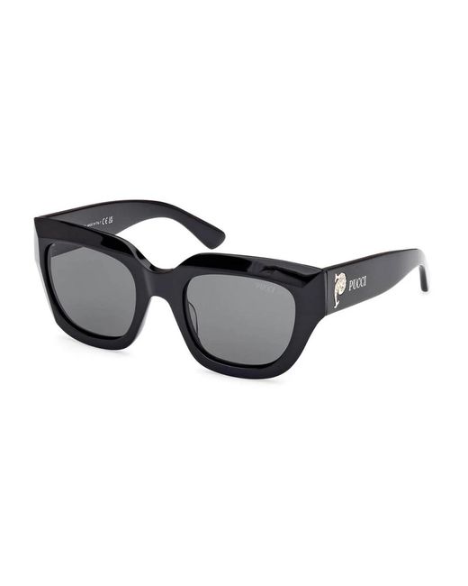 Emilio Pucci Black Azetat-sonnenbrille für frauen