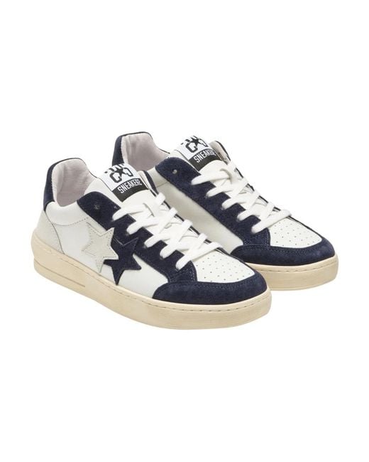 2 Star Blue Sneakers for men