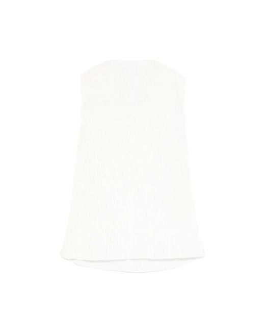 Co. 1400Opn Mouwloze Top in het White