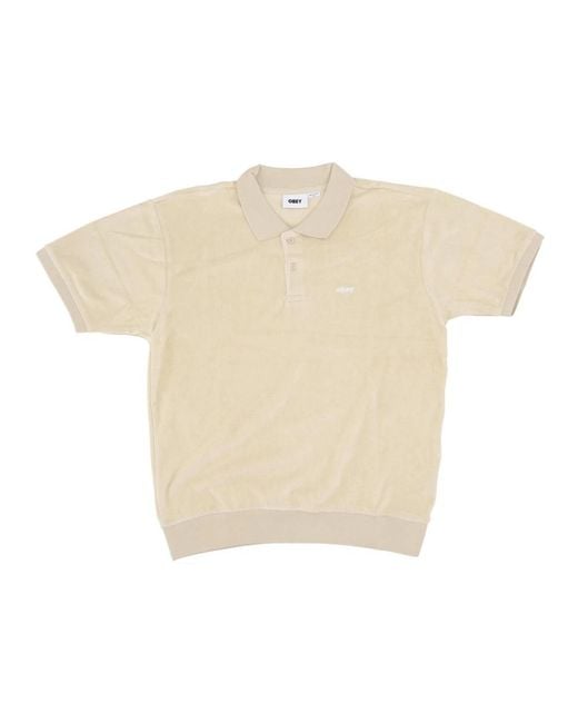 Obey Natural Polo Shirts for men