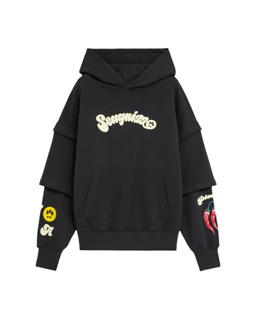Barrow Cotton Hooded Sweatshirt in Black für Herren