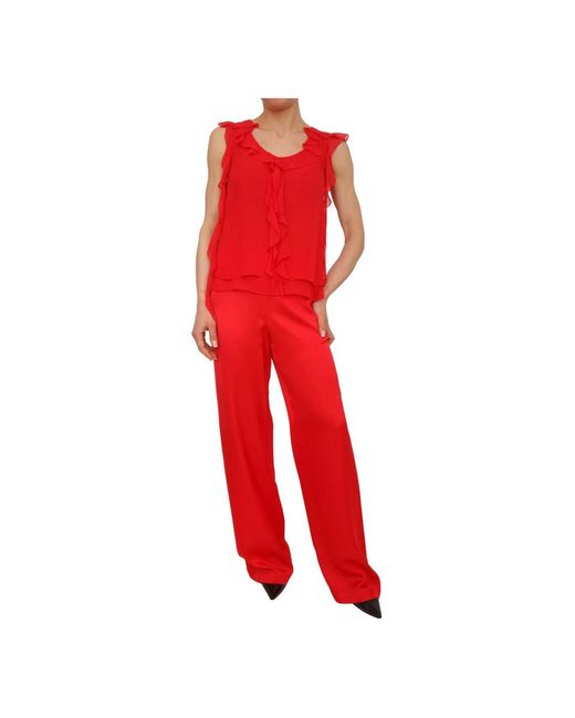 Blugirl Blumarine Red Blouses