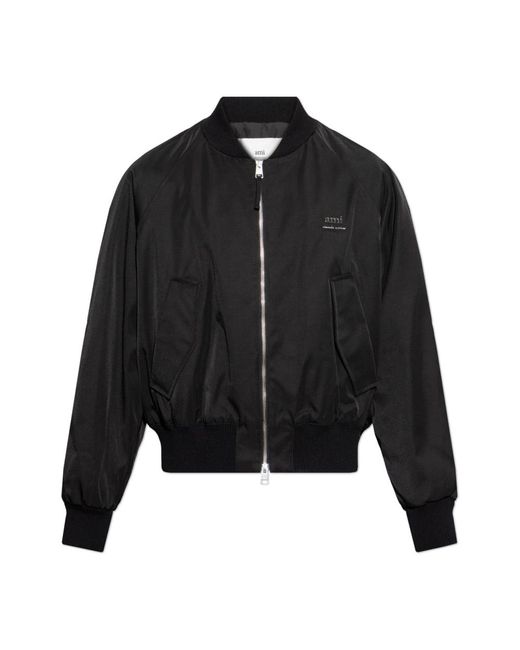 AMI Logo Bomberjack in het Black voor heren