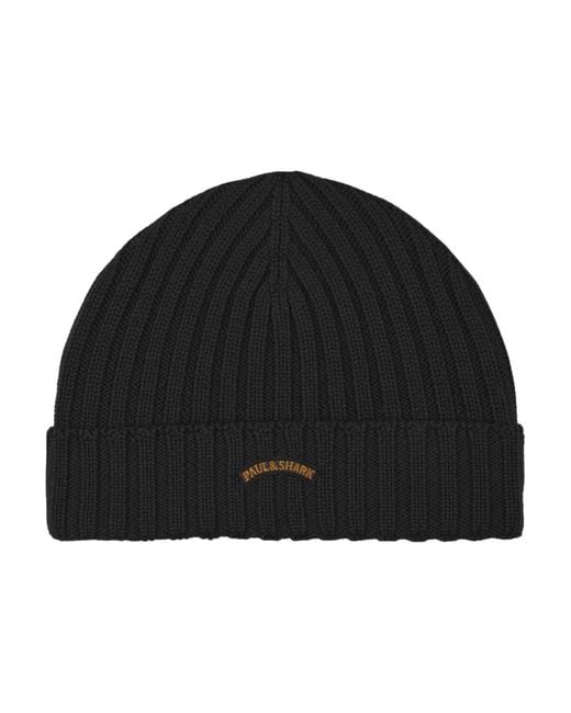 Beanies Paul & Shark de hombre de color Black
