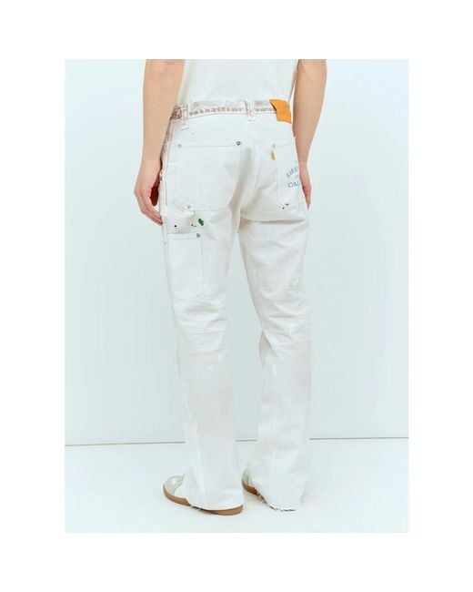 Jeans > straight jeans GALLERY DEPT. pour homme en coloris White