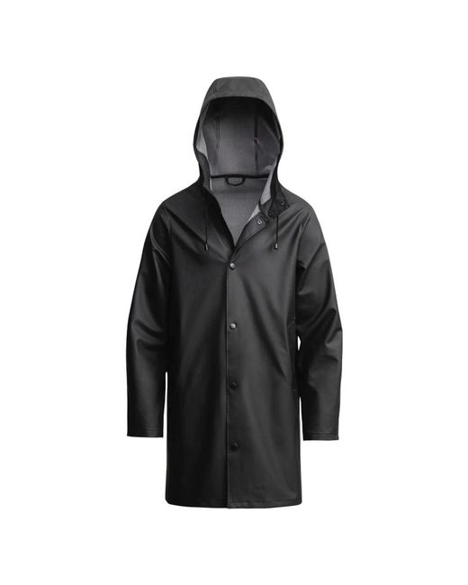 Stutterheim Black Rain Jackets for men