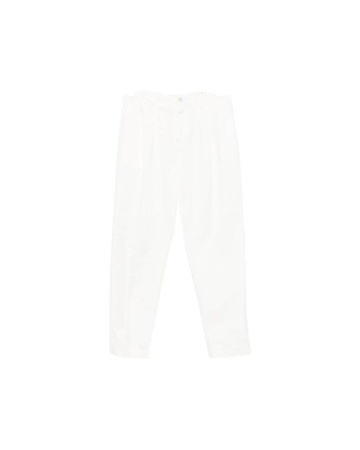 Canali Broeken ,Wit ,Katoen Chino Broek in het White voor heren