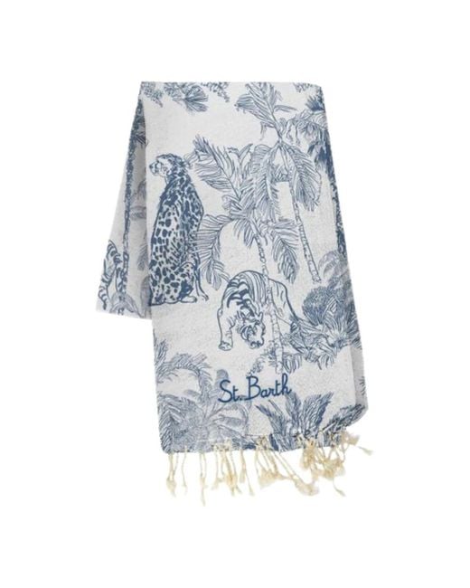 Mc2 Saint Barth Blue Scarves