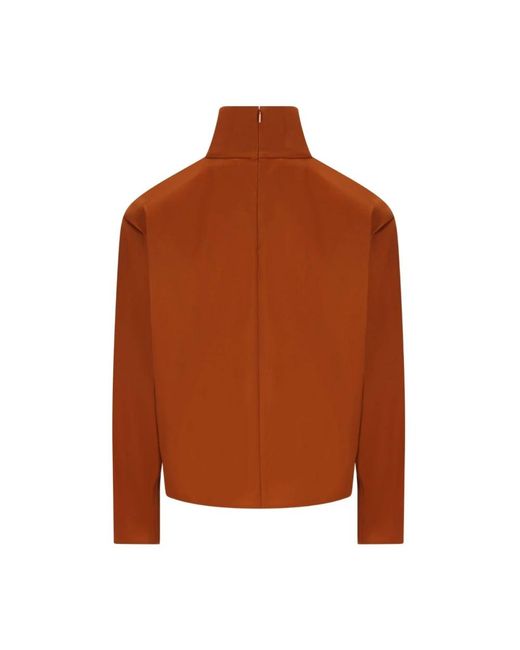 Saint Laurent Brown Turtlenecks