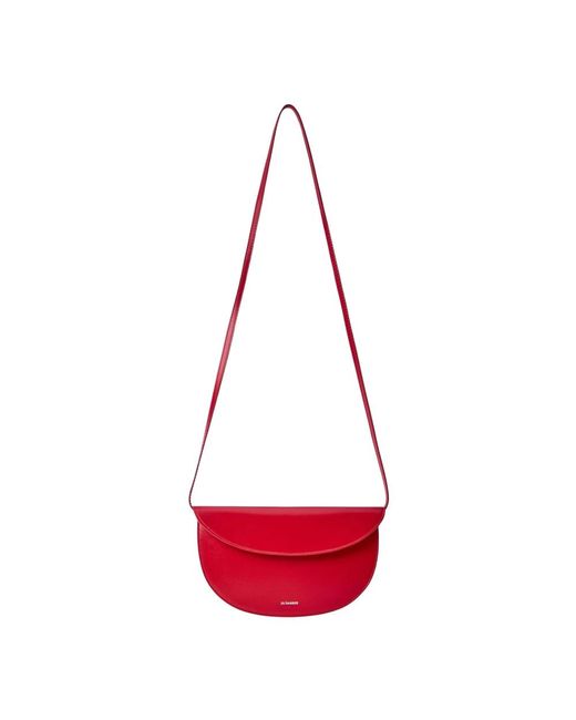 Jil Sander Red Cross Body Bags