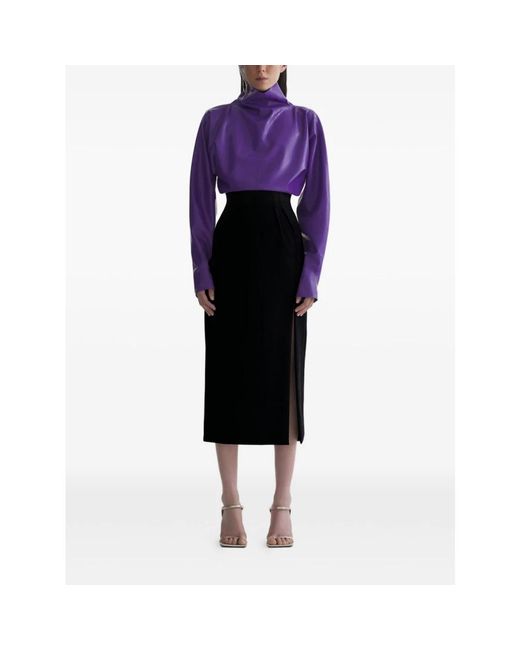 Mugler Midi Skirts in het Black