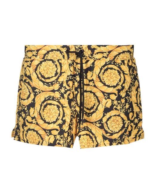 Versace Yellow Beachwear for men