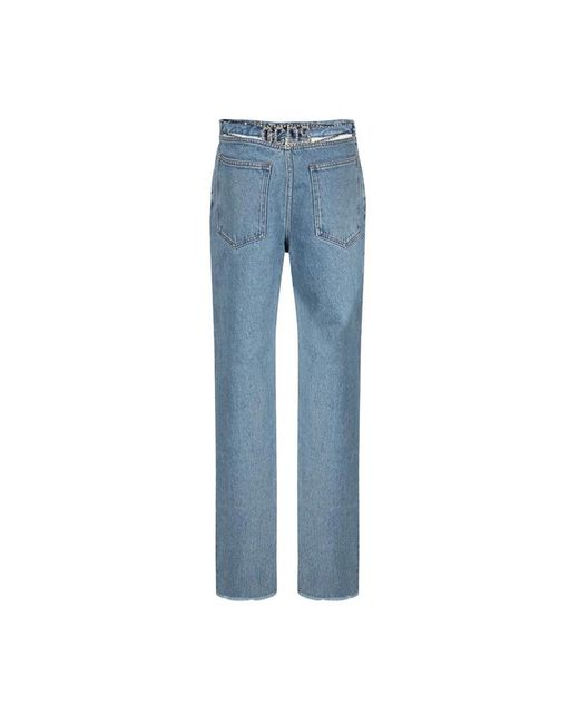 Gcds Blue Straight Fit Jeans