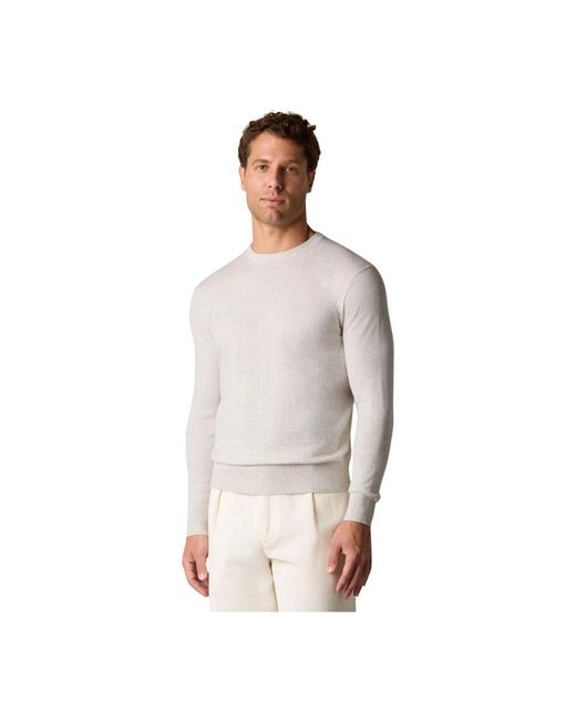 Brooks Brothers Gray Round-Neck Knitwear for men
