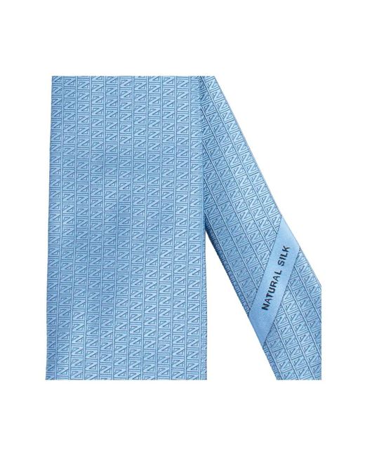 Zegna Monogram Das in het Blue voor heren