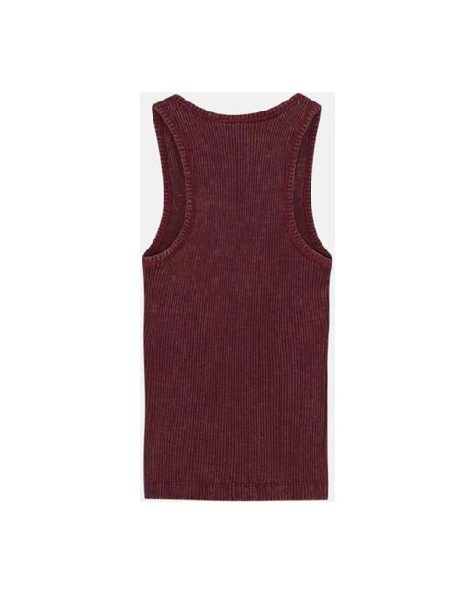 Ganni Purple Sleeveless Tops