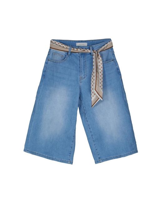Amélie & Amélie Blue Denim Shorts