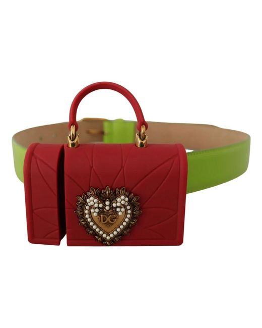 Dolce & Gabbana Red Belts