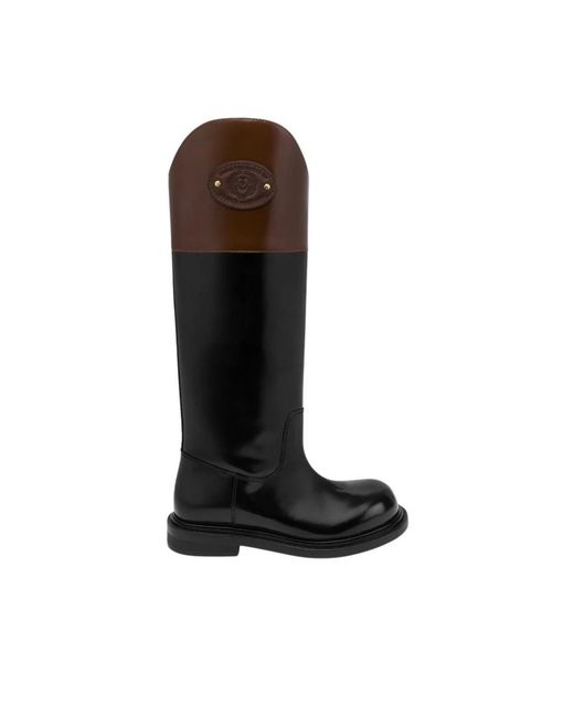 Moschino Brown High Boots