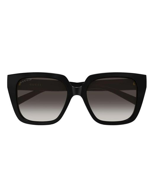 Gucci Black Gg1300S Übergroße Sonnenbrille