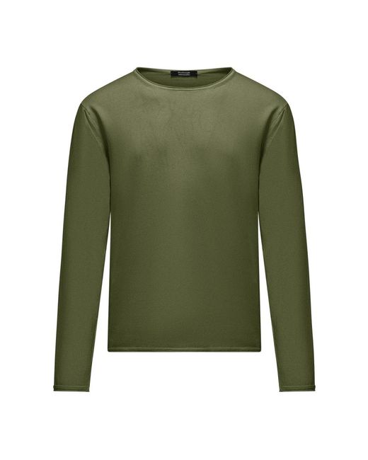 Round-Neck Knitwear Bomboogie de hombre de color Green