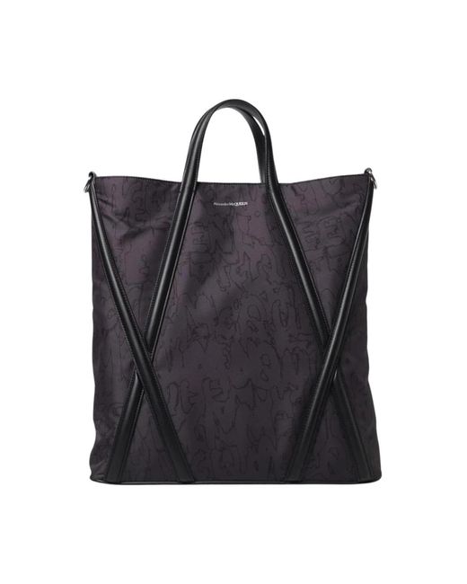 Alexander McQueen Tote Bags in het Black voor heren