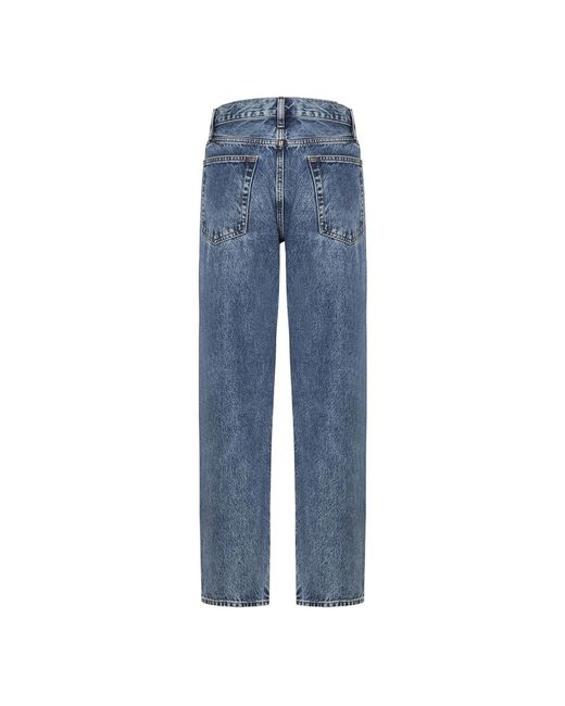 FRAME Blue Straight Fit Jeans