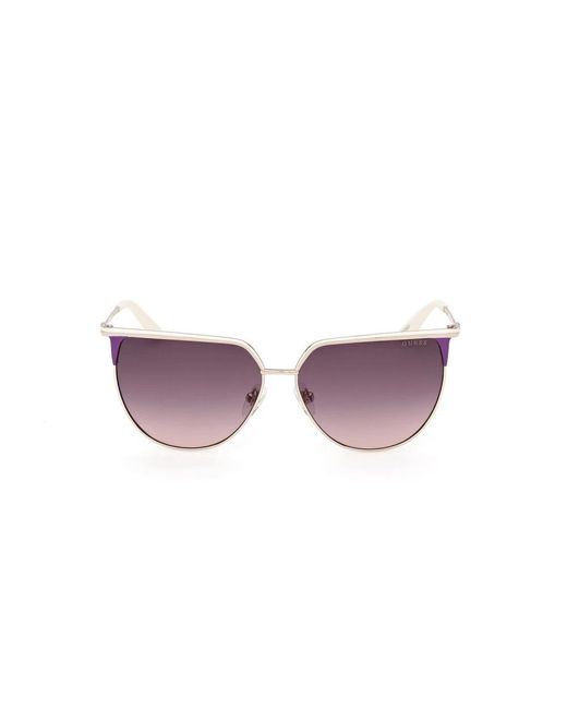 Guess Purple Sunglasses