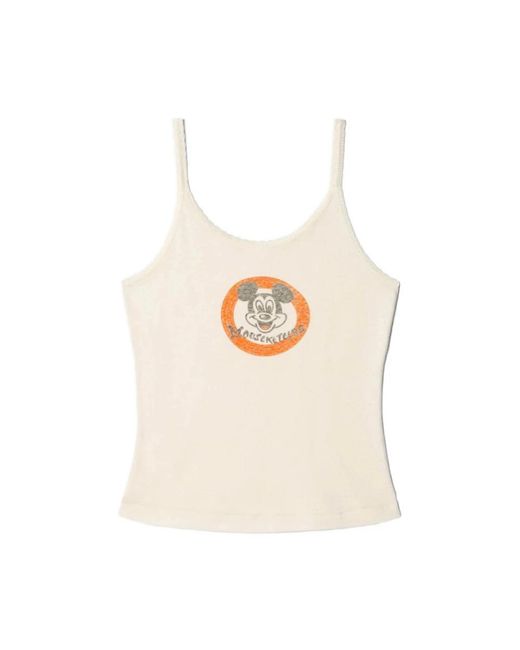 Re/done White Spitzentop