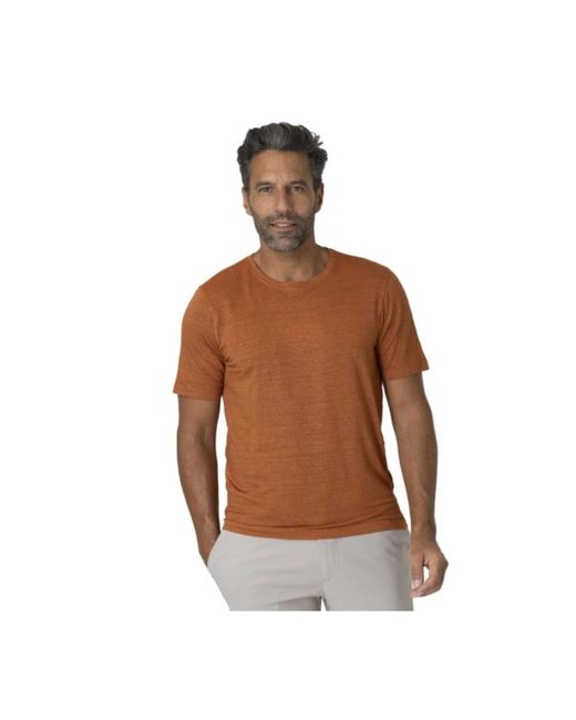 T-Shirts di Gran Sasso in Brown da Uomo