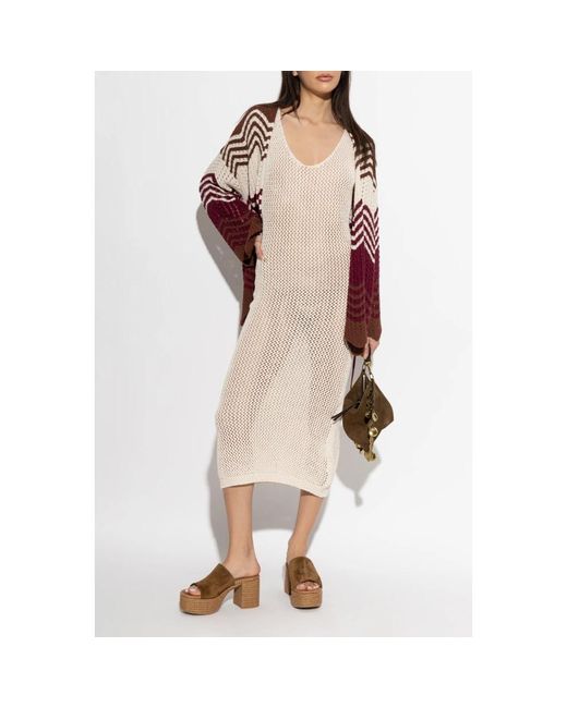 Midi Dresses Akep de color White