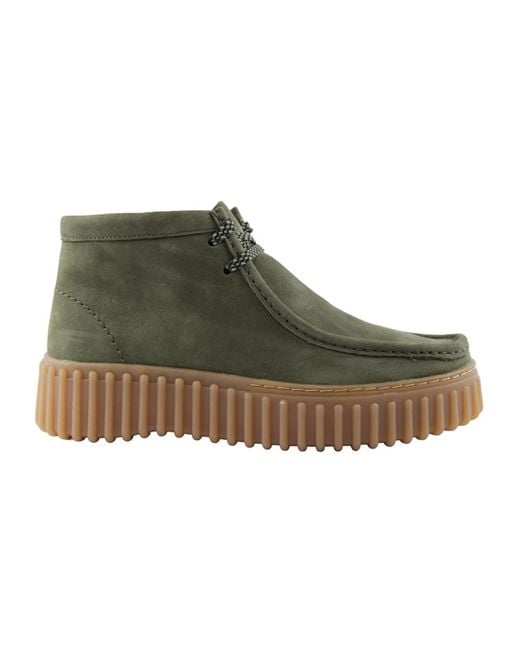Clarks Green Grüne nubuk freizeitschuhe