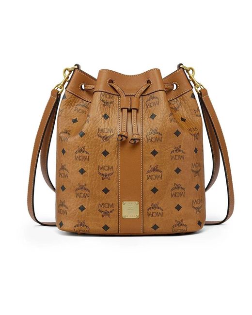 MCM Brown Bucket Bags