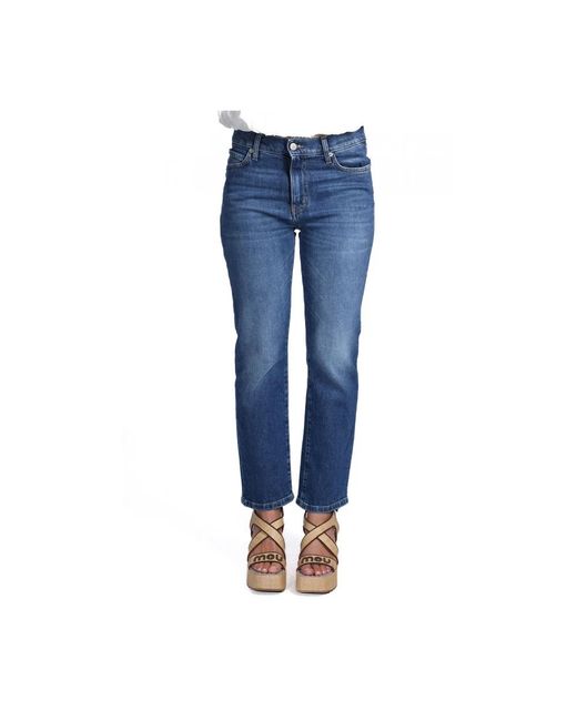 CYCLE Rechte Jeans in het Blue
