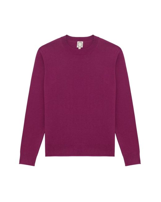 Round-Neck Knitwear Ines De La Fressange Paris de color Purple