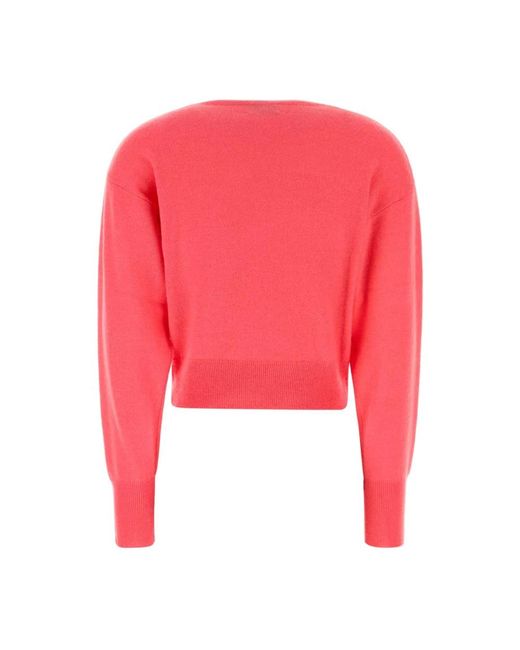 LeKasha Red Round-Neck Knitwear