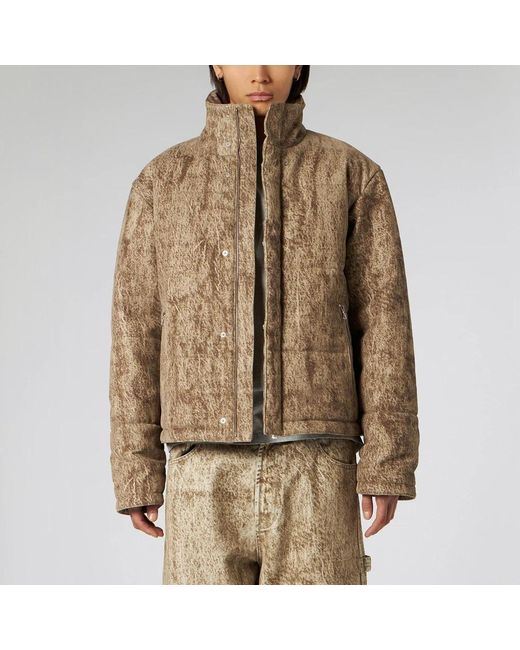 1989 STUDIO Jassen ,Puffer Jacket in het Brown voor heren
