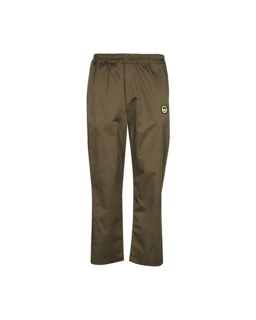 Barrow Broeken ,Groen ,Katoen Logo Detail Katoenen Track-Pants in het Green voor heren