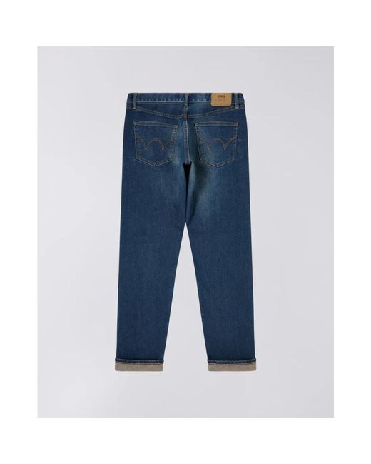 Edwin Jeans ,Blauw ,Katoen Straight Jeans in het Blue voor heren