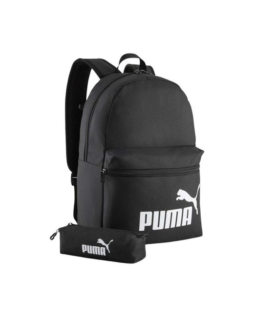 PUMA Black Phase 20L Rucksack-Set
