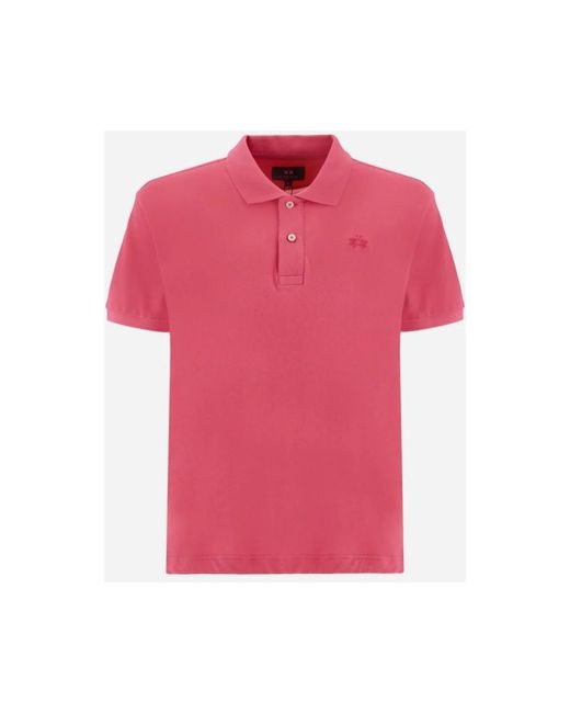 La Martina Tex Poloshirt in het Pink voor heren